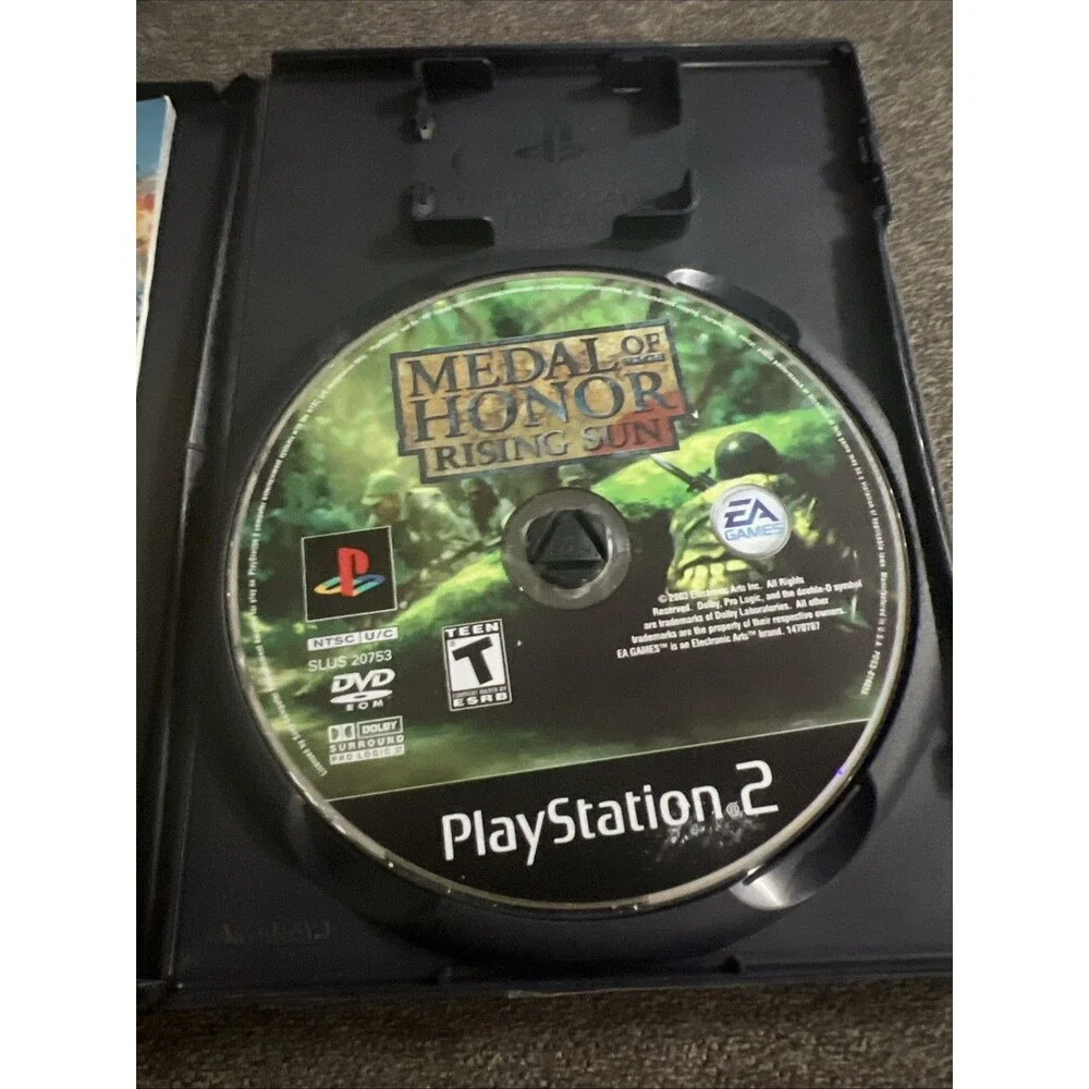 Medal Of Honor‎ Rising Sun PS2 Playstation 2 Game